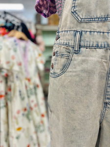 Dirty Denim Overalls