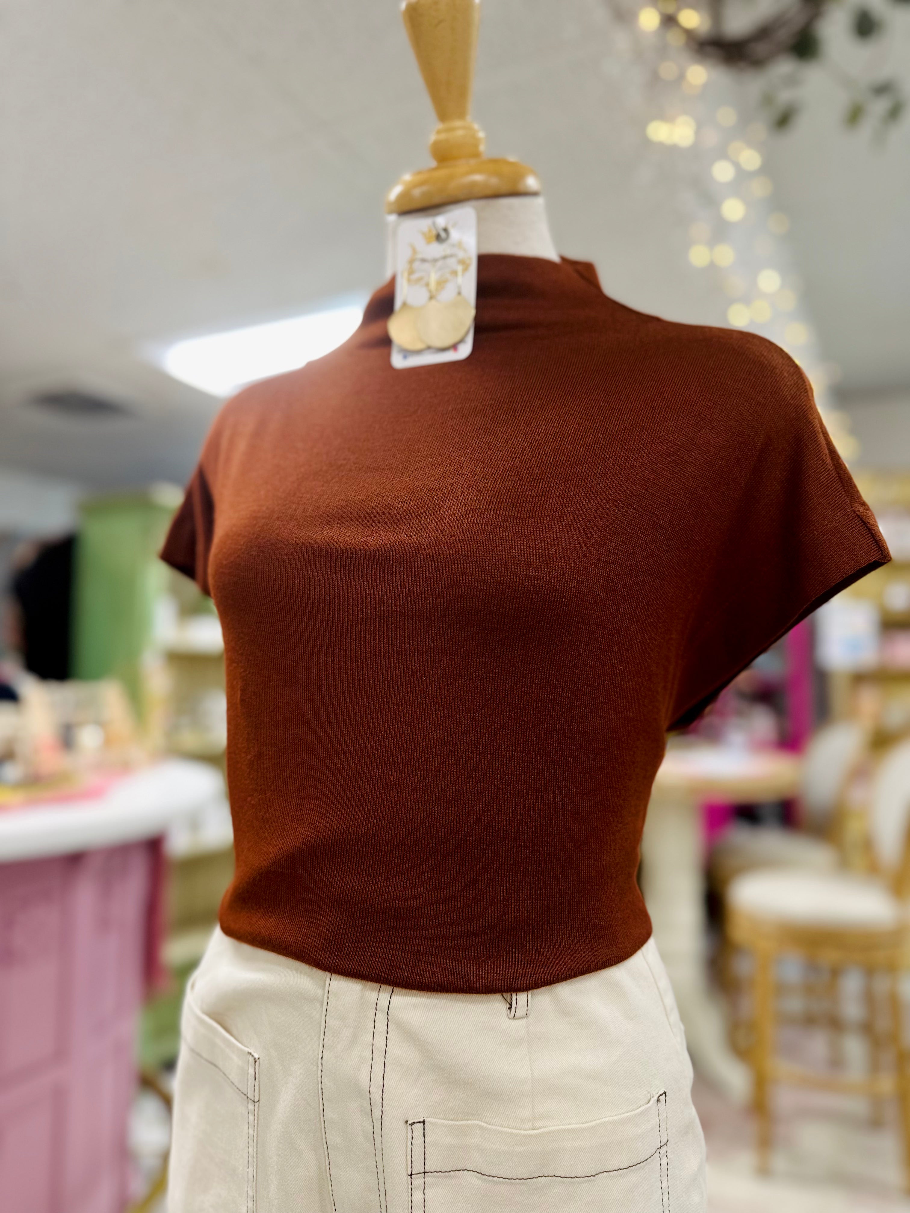 Carmen Rust Top
