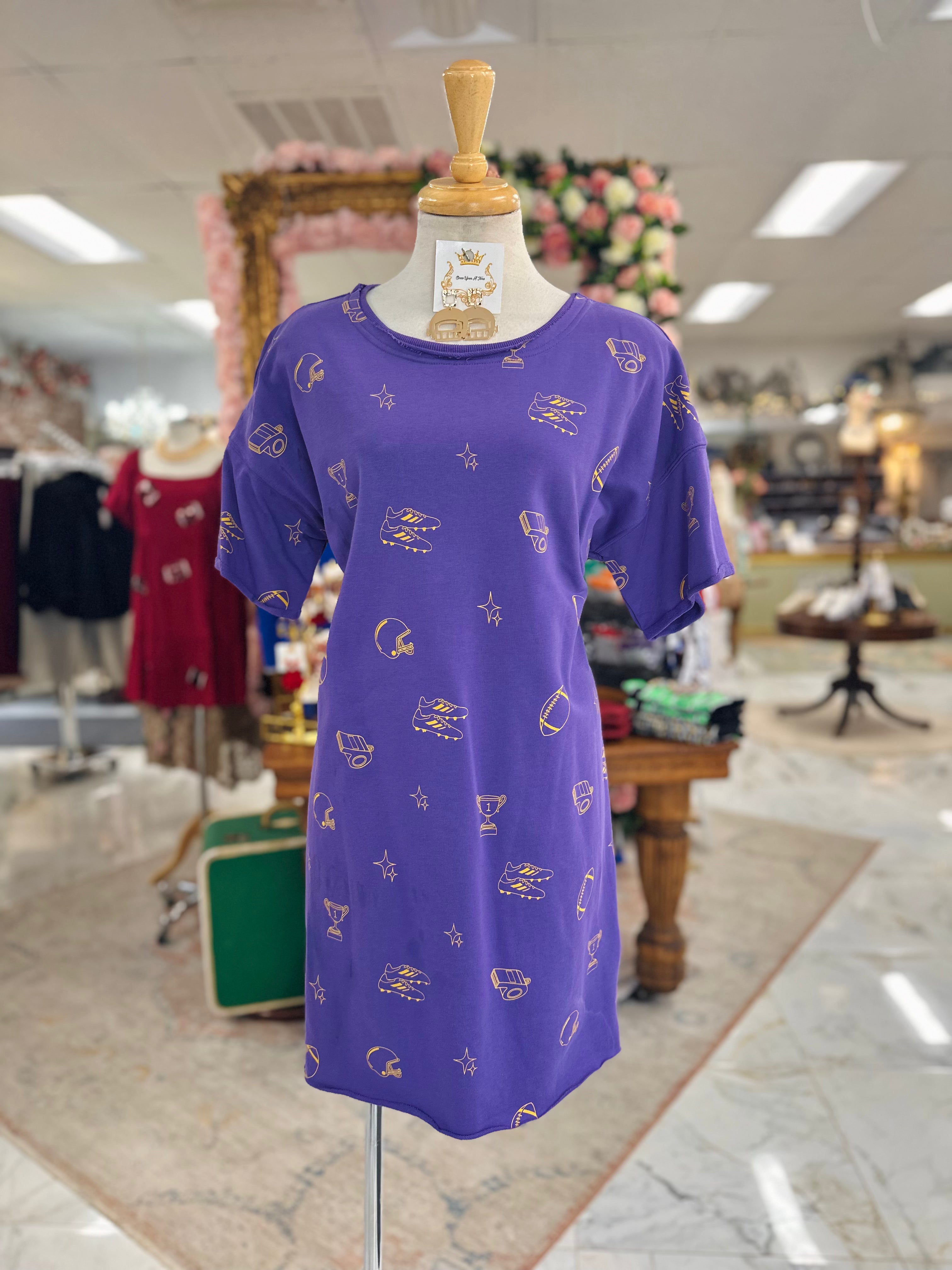 Go Win Purple Dress