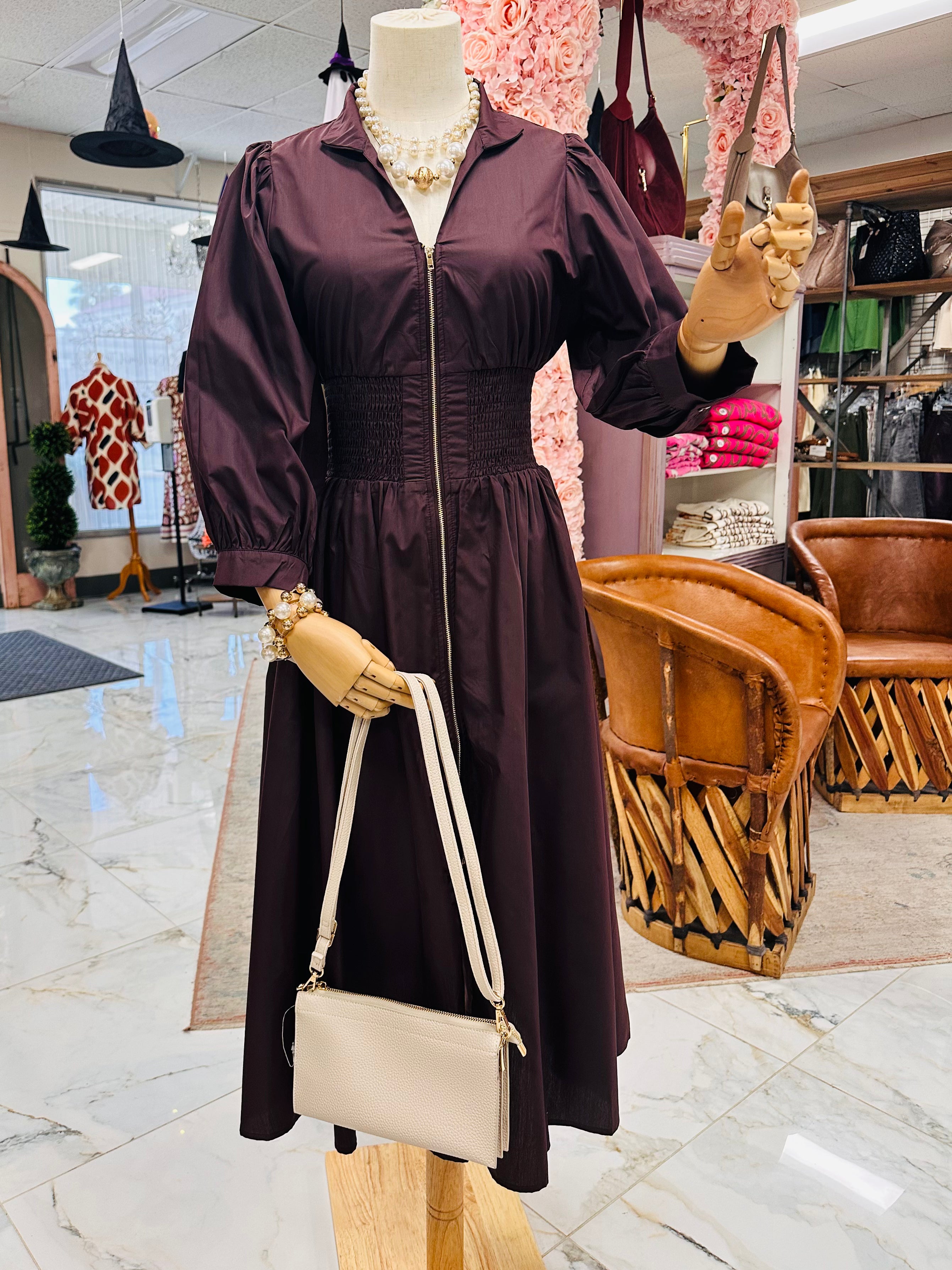 Goldie Chocolate Dress