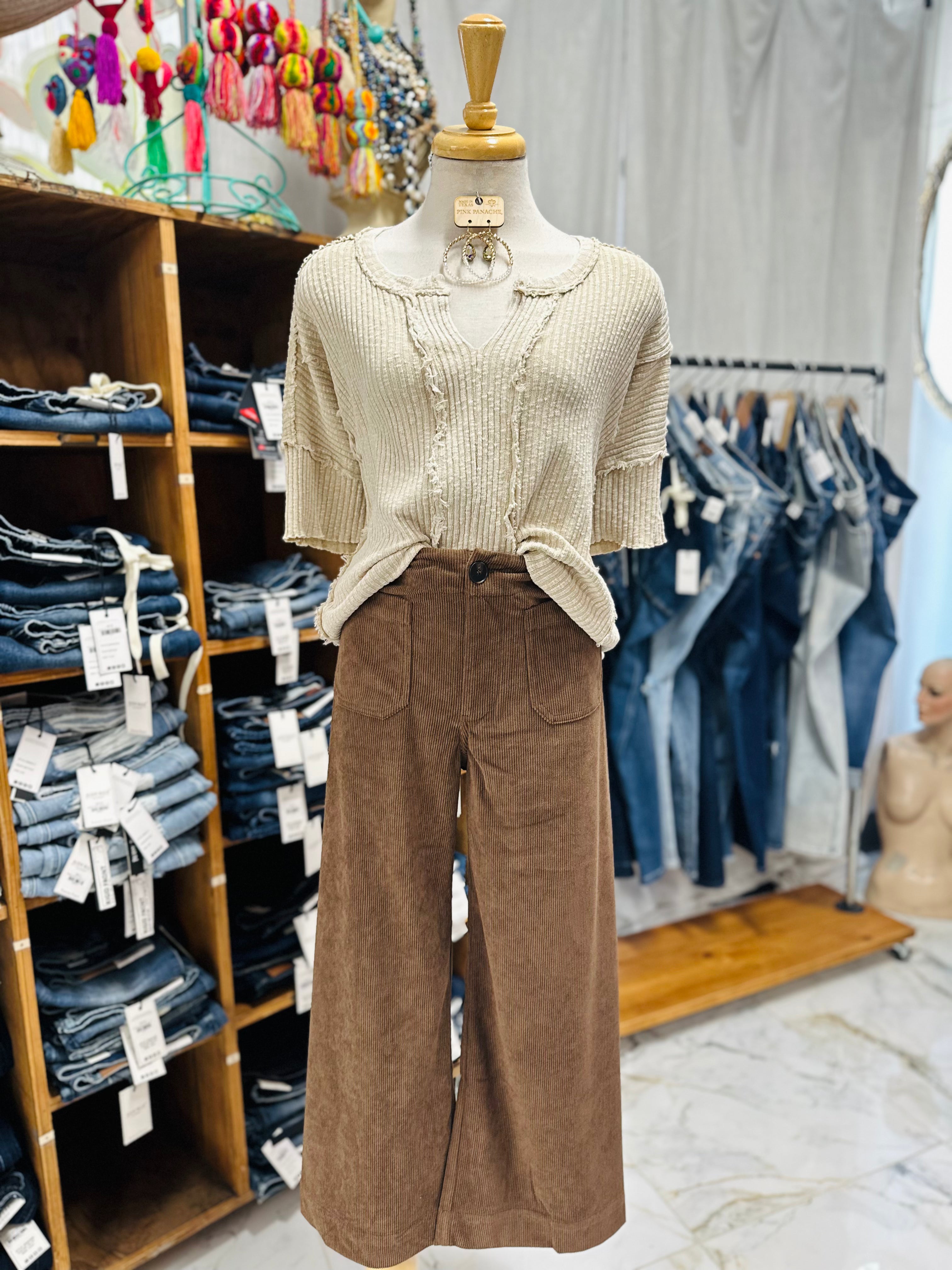 Ribbed Rianna Top