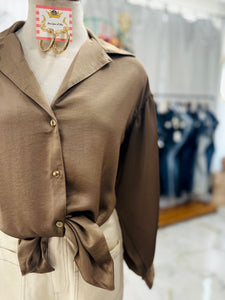 Odie Mocha Top