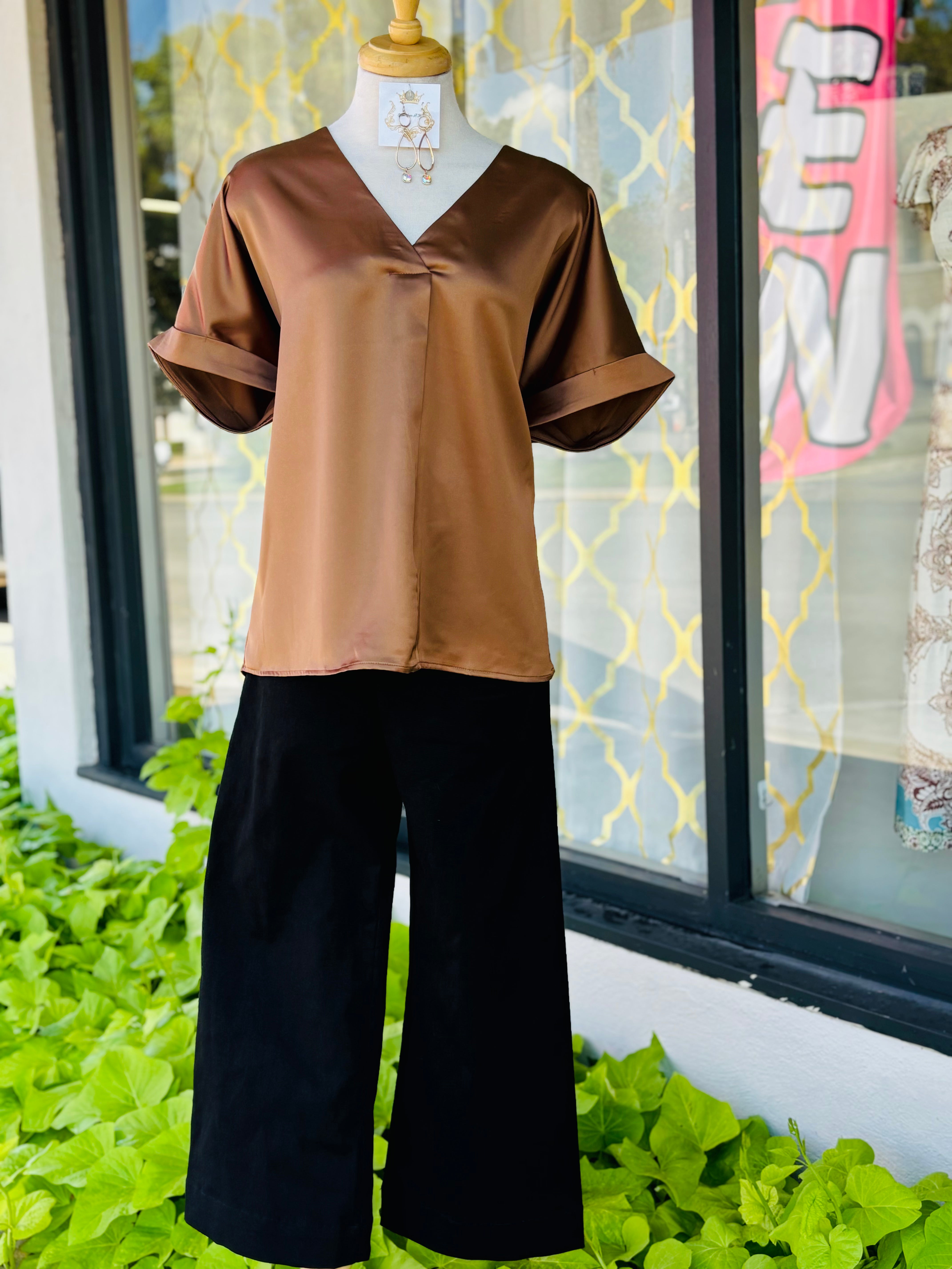 Womens Mayeli Mocha Top