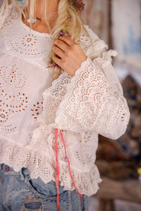 Hermione Eyelet Blouse