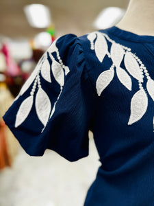 Adina Navy Top