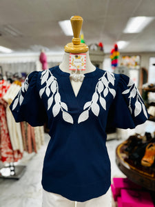 Adina Navy Top