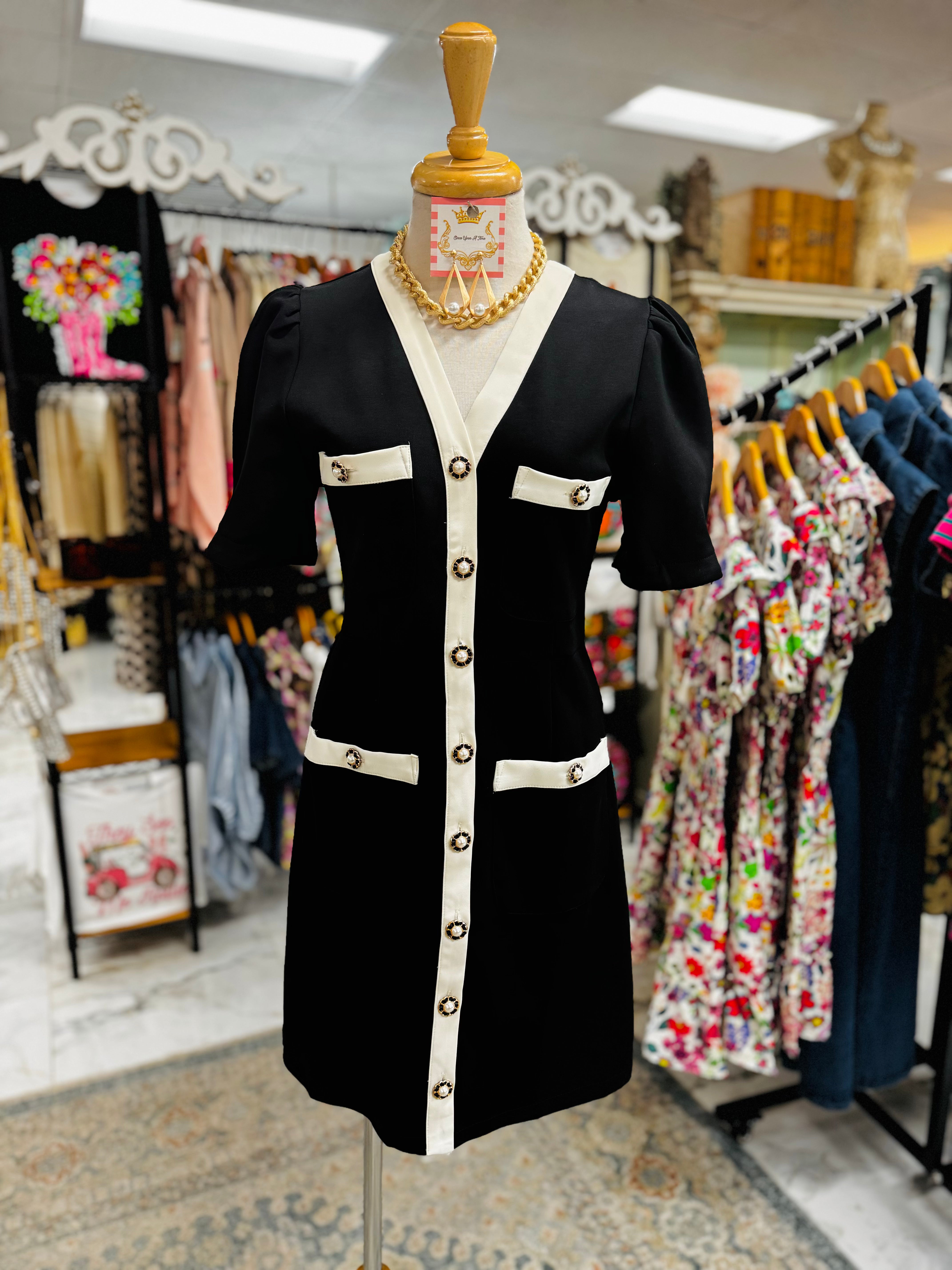 Black Midi Dress
