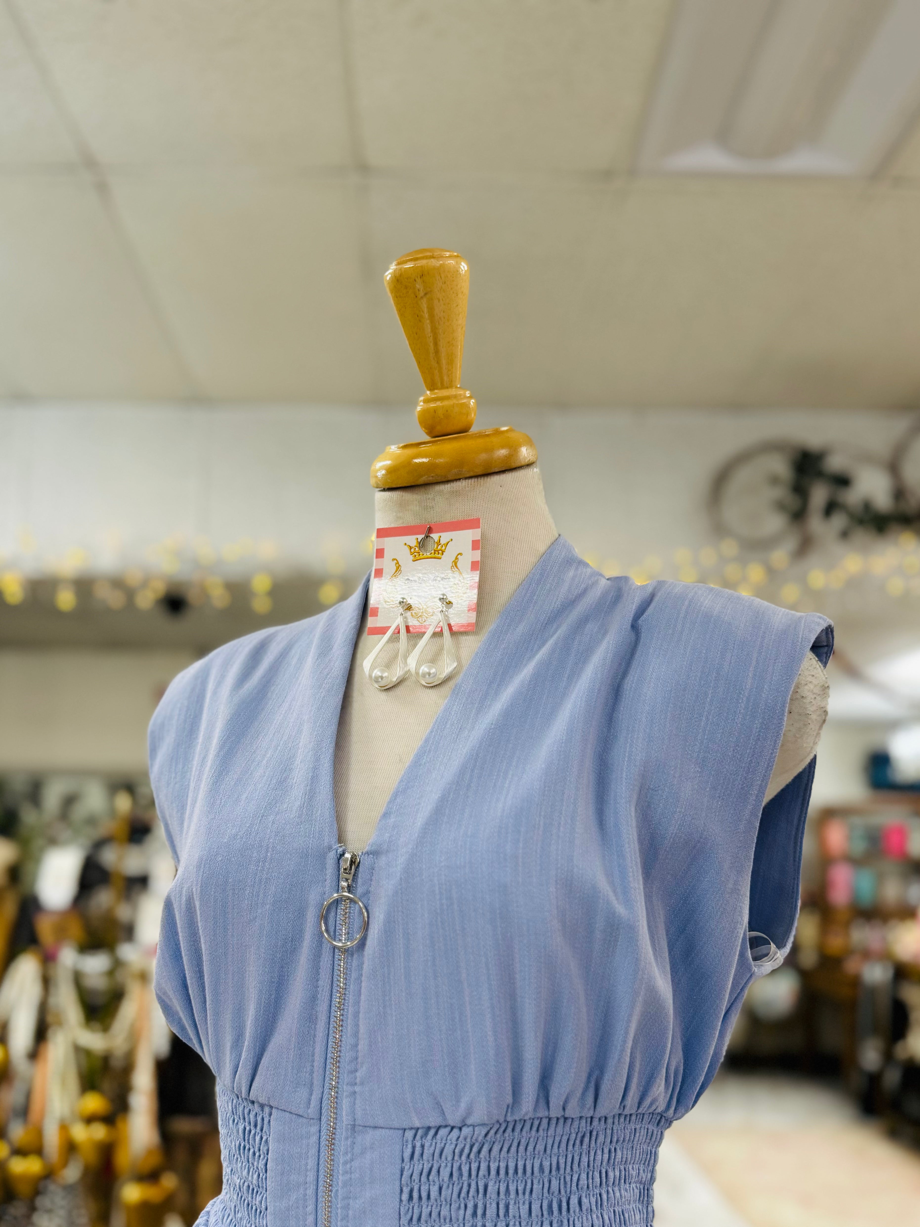 Kate Chambray Jumpsuit