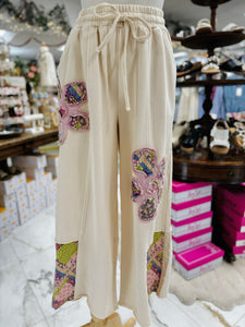Flower Terry Pants