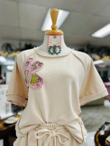 Mindy Flower Knit Top