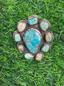 Turquoise Cluster Ring