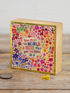 Tiny Block Keepsake You Make