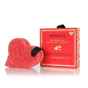 Spongelle You Have My Heart on a String: Heart Shaped Sponge