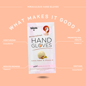 Pink Miraculous Moisturizing Hand Gloves