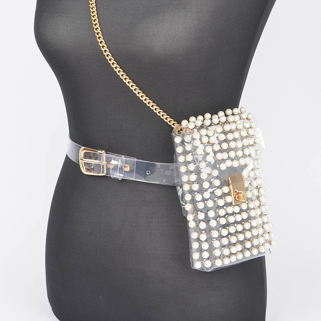Pearl Crossbody Belt Bag