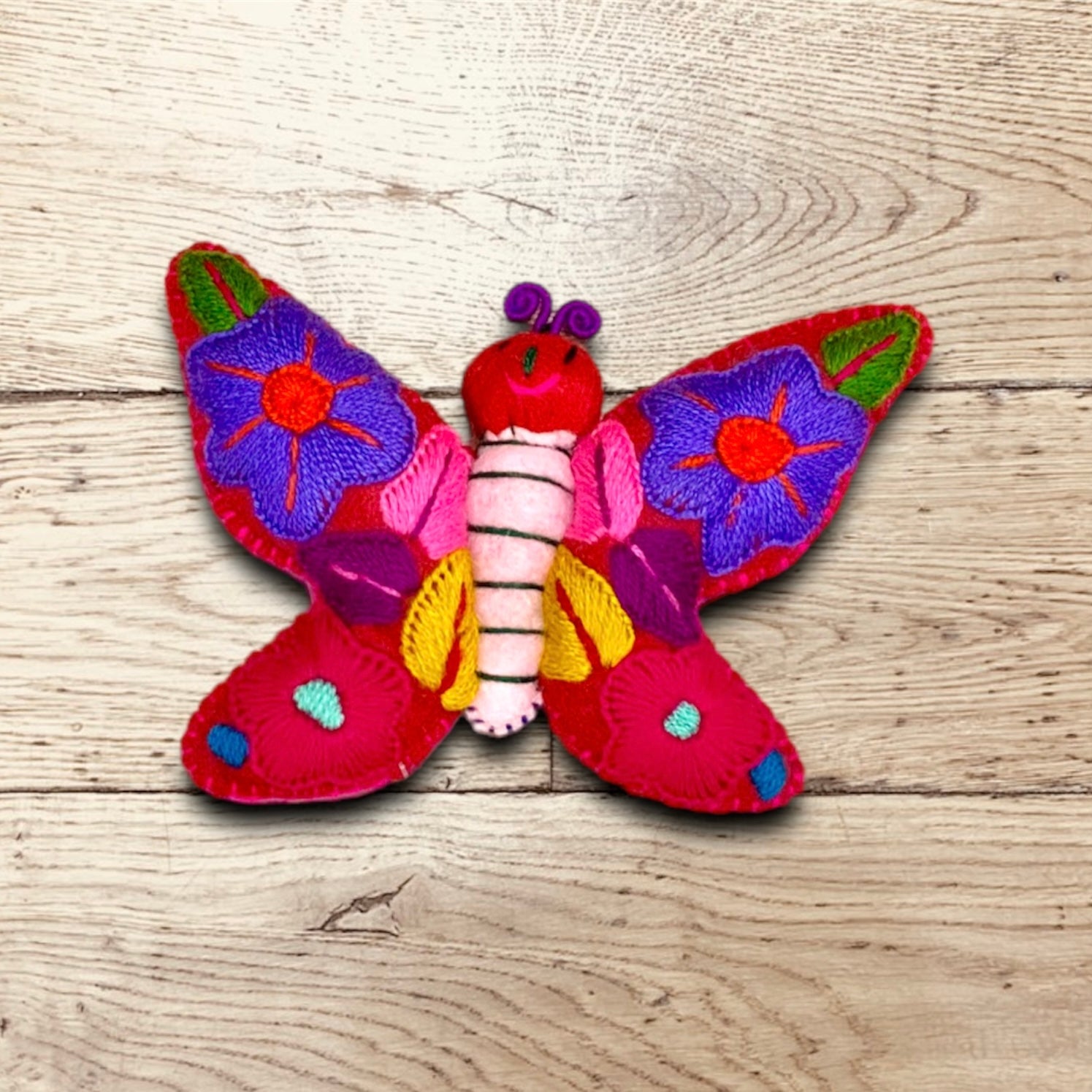 Embroidered Butterflies