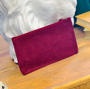 Jute Cosmetic Bag