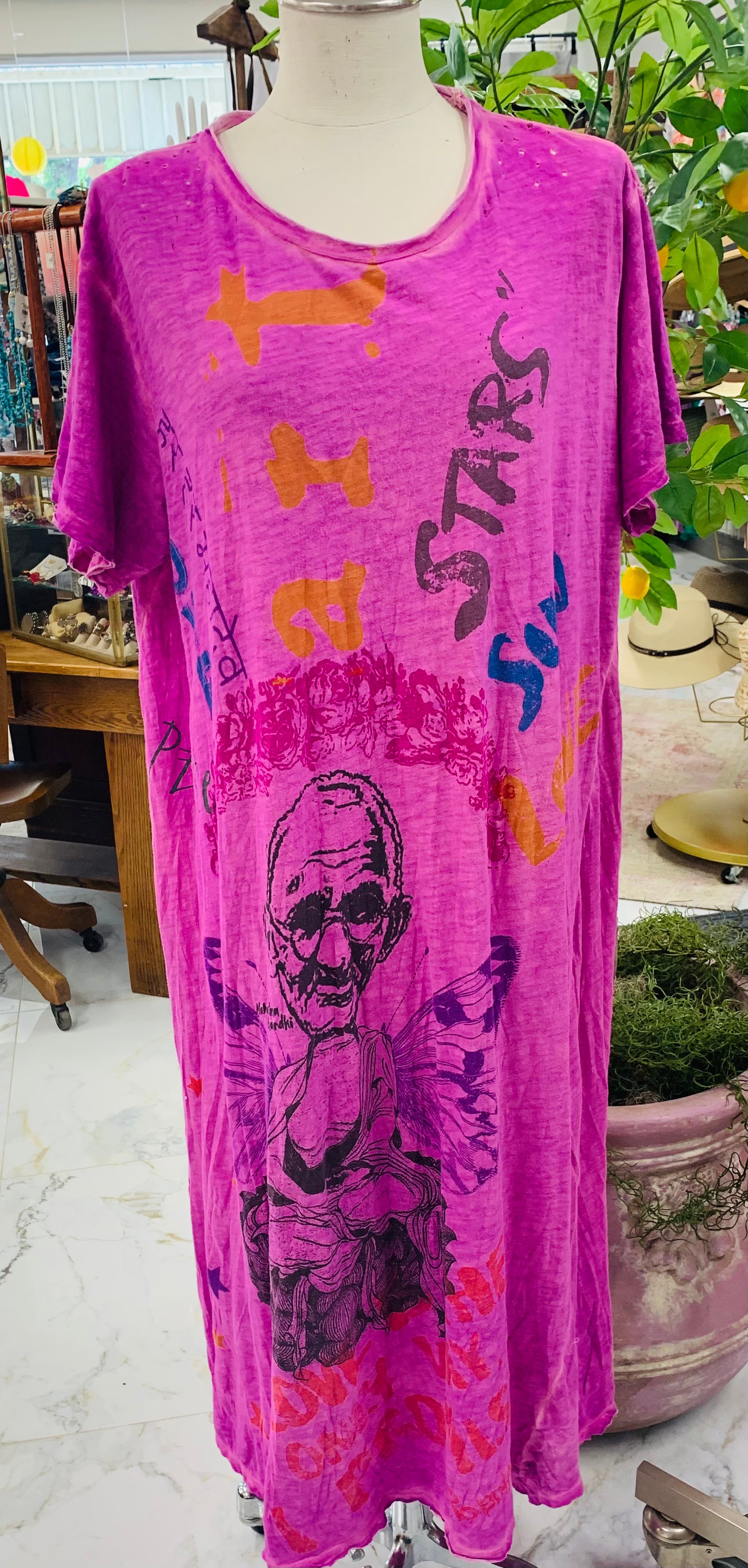 Peace Art Love Gandhi T Dress