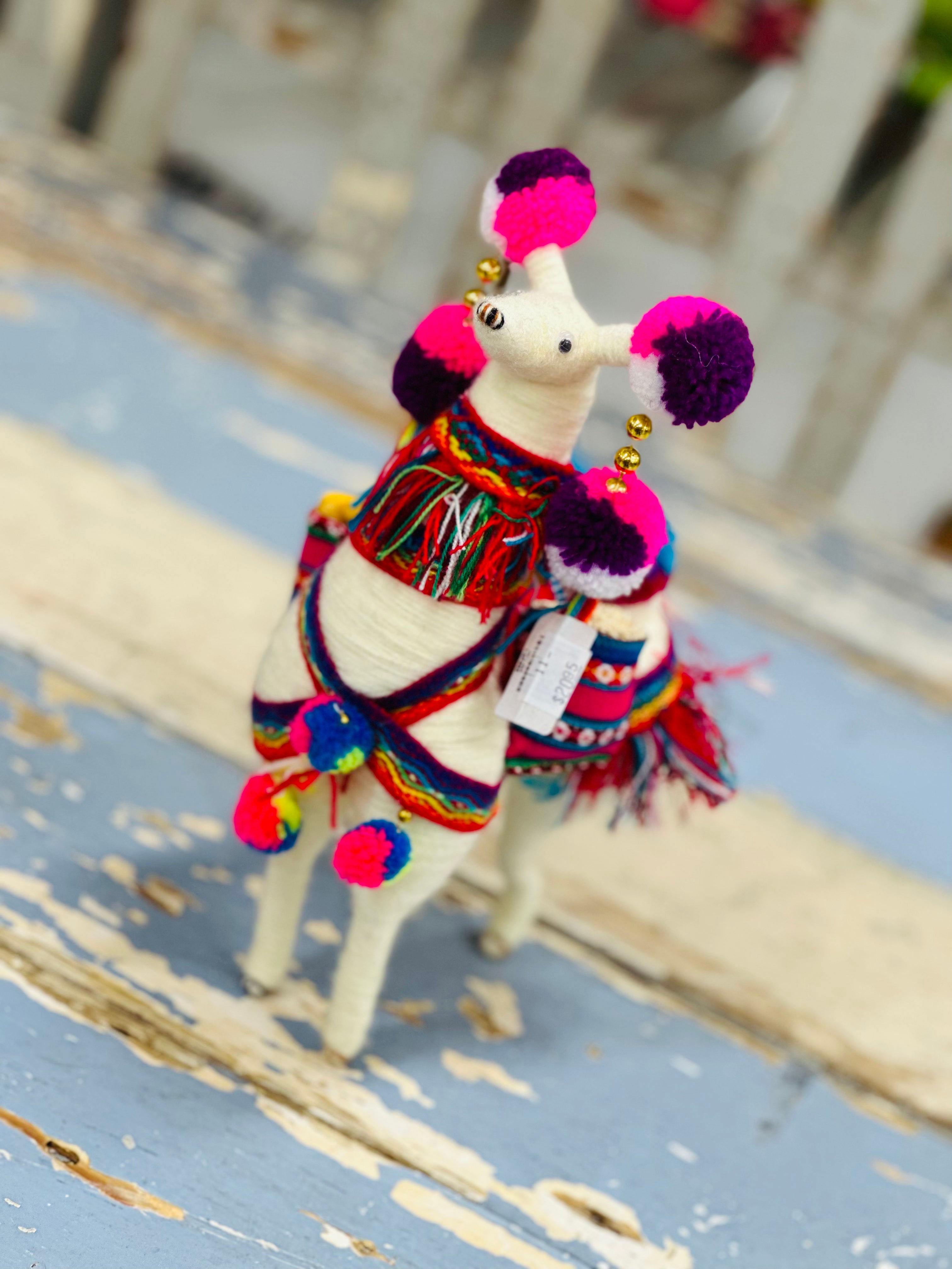 Embroidered Llama Handbag Accessories