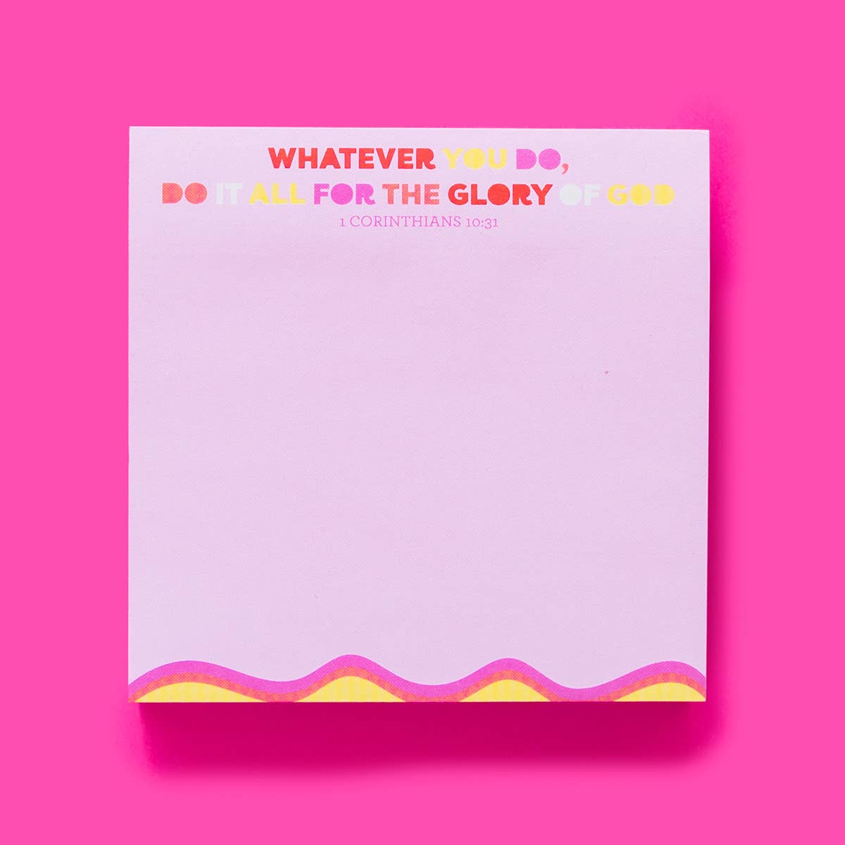 Sticky Notes Pad - Bible Verse