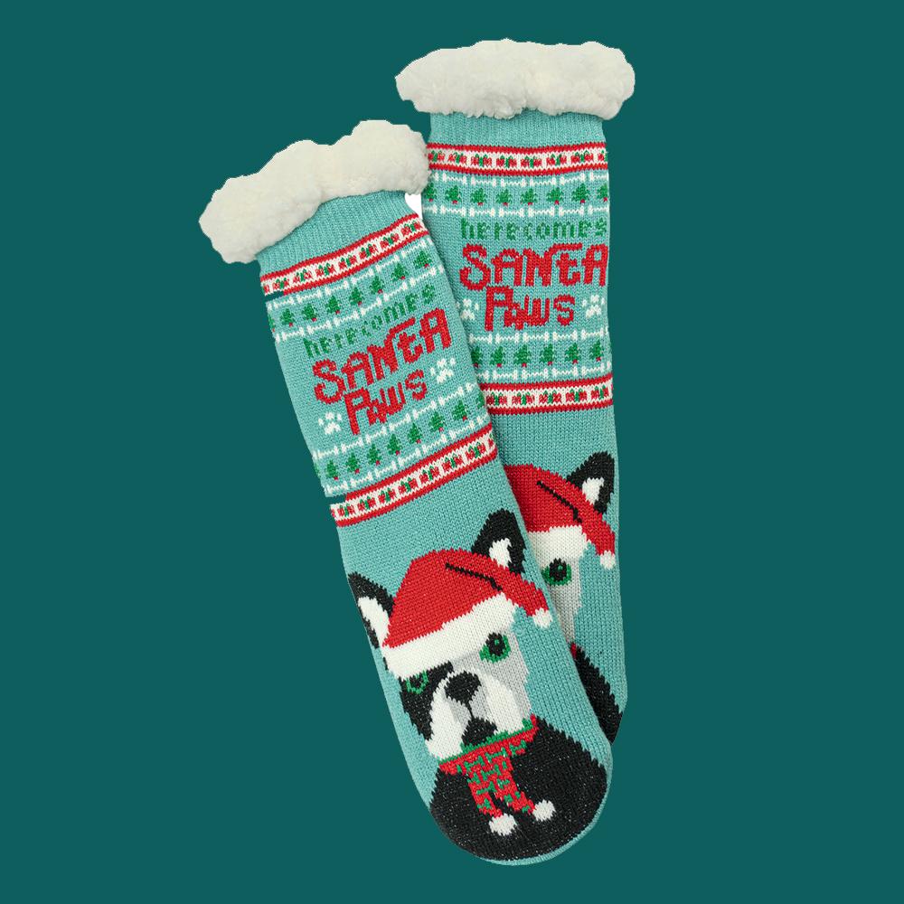 Santa Paws Slipper Socks