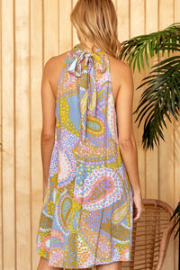 Jeanette Paisley Dress