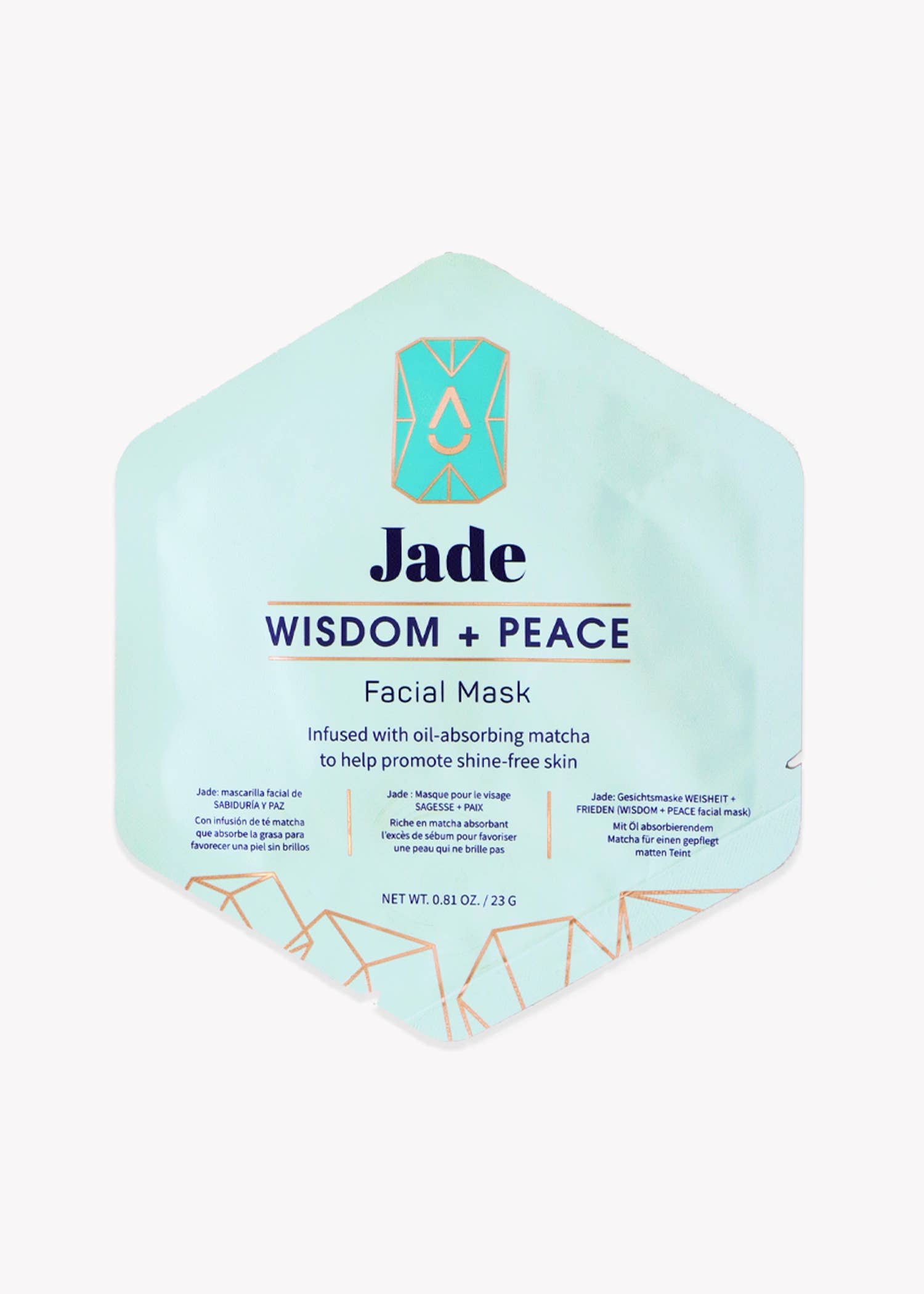 Jade matcha infused facial mask