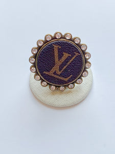 Leather Logo Ring