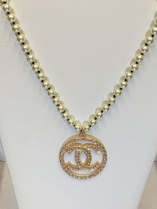 Gold CC Necklace