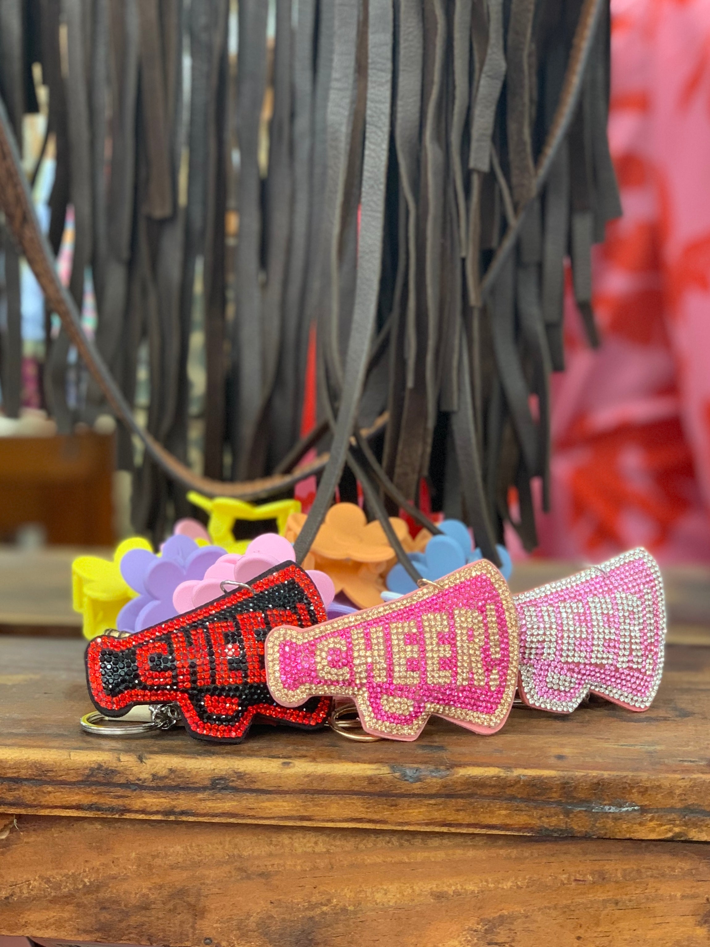 Cheer Bling Keychain