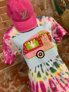 Tie Dye Camper Tee