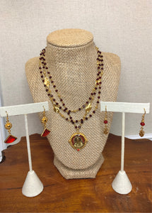 Guadalupe Garnet Necklace