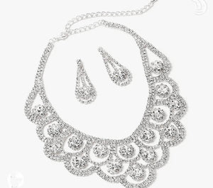 Cascade Rhinestone Necklace