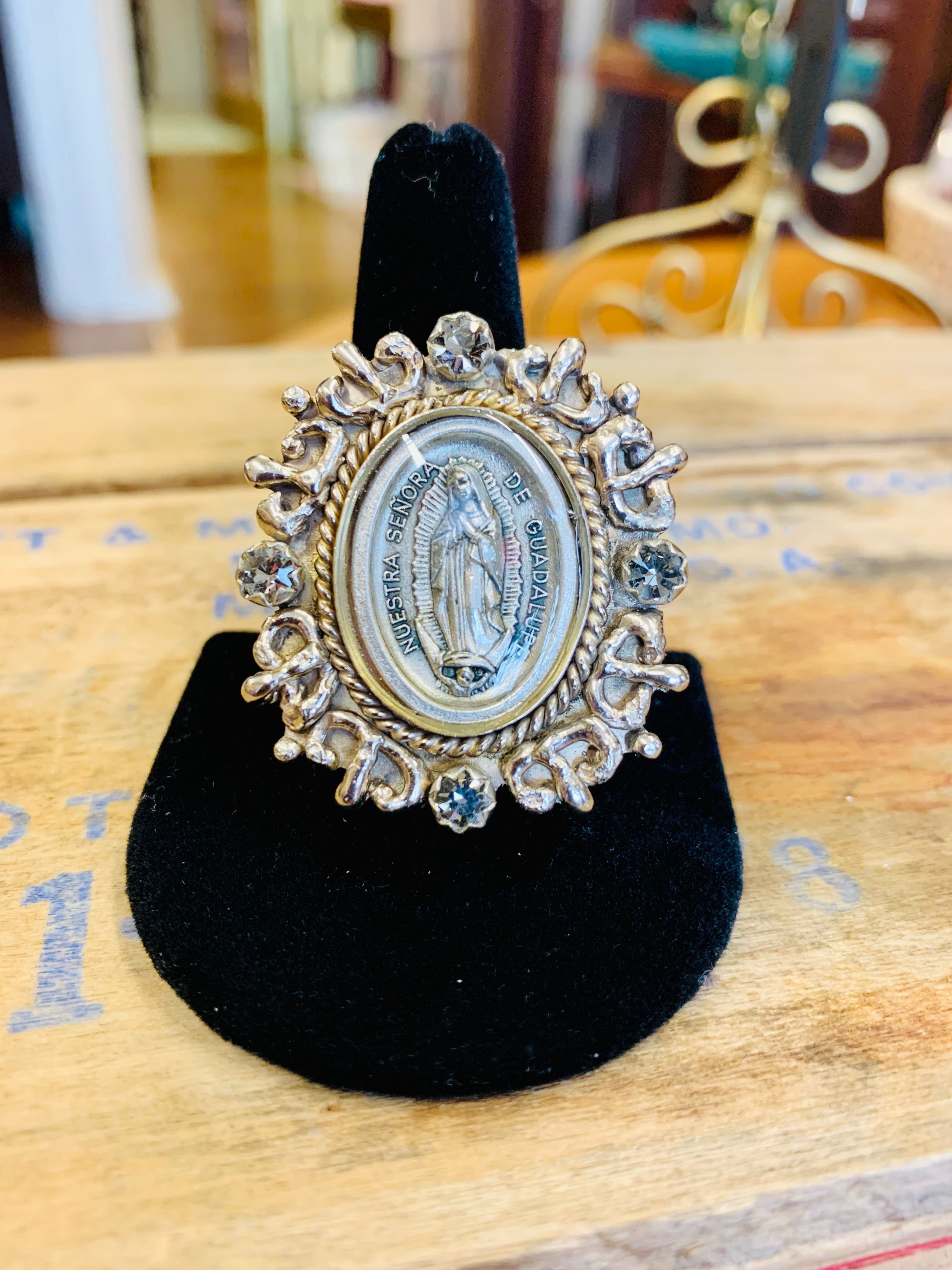 Lady Guadalupe Oval Ring