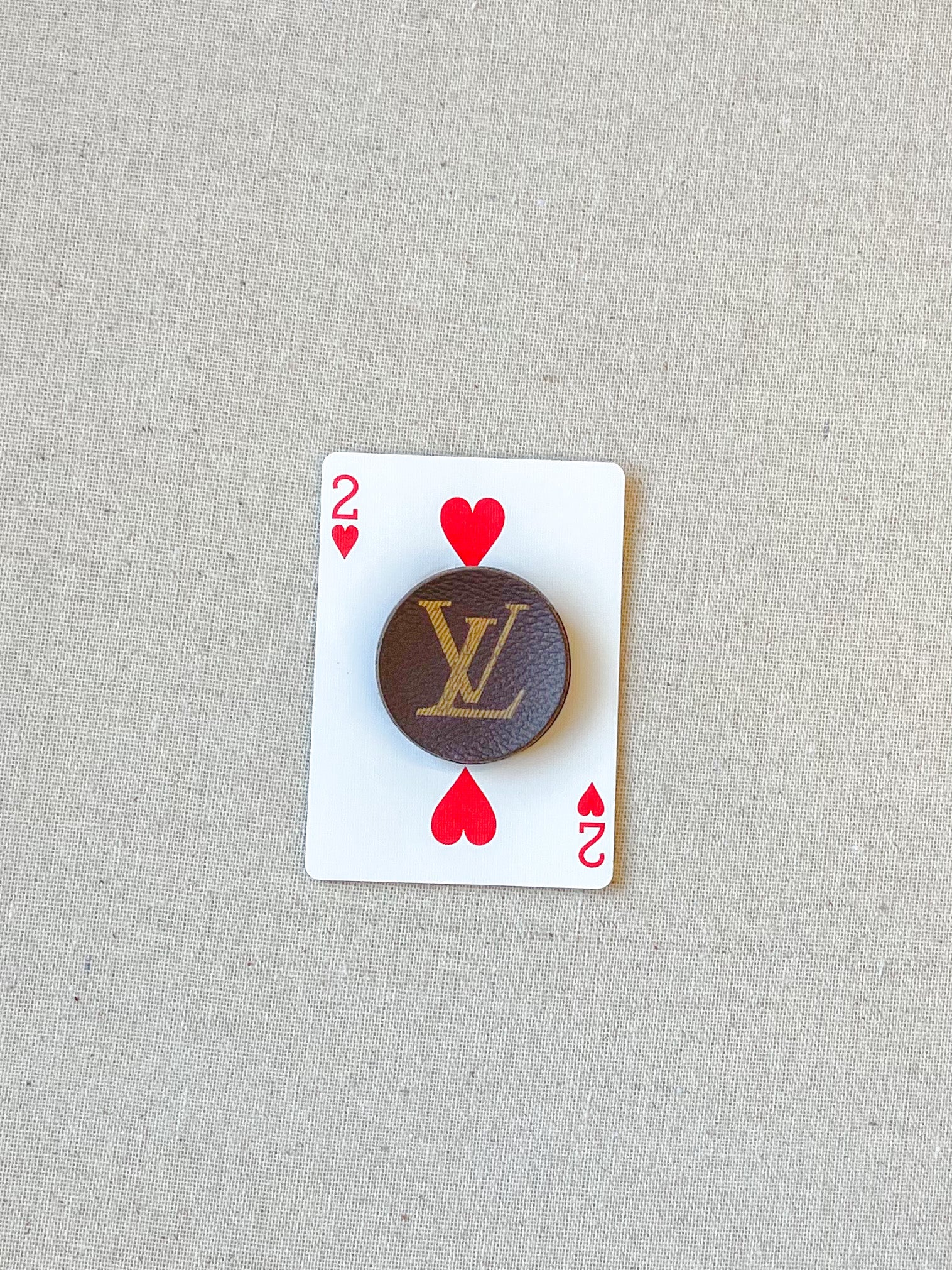 Leather LV Pop-socket