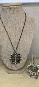 St. Benedict Long Round Chain Necklace