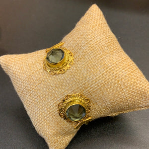 Gold Stone Cuff