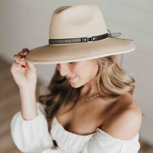 Carolina Cream Packable Sun Hat