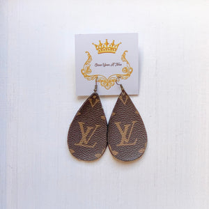 LV Leather Pear Drop