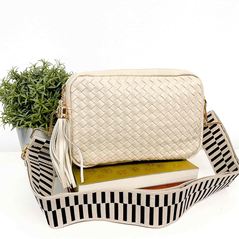 Woven Willow Cream Crossbody